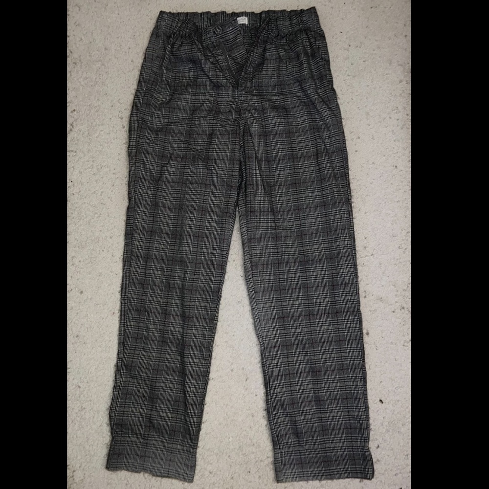 Brandy Melville Grey Plaid Pants